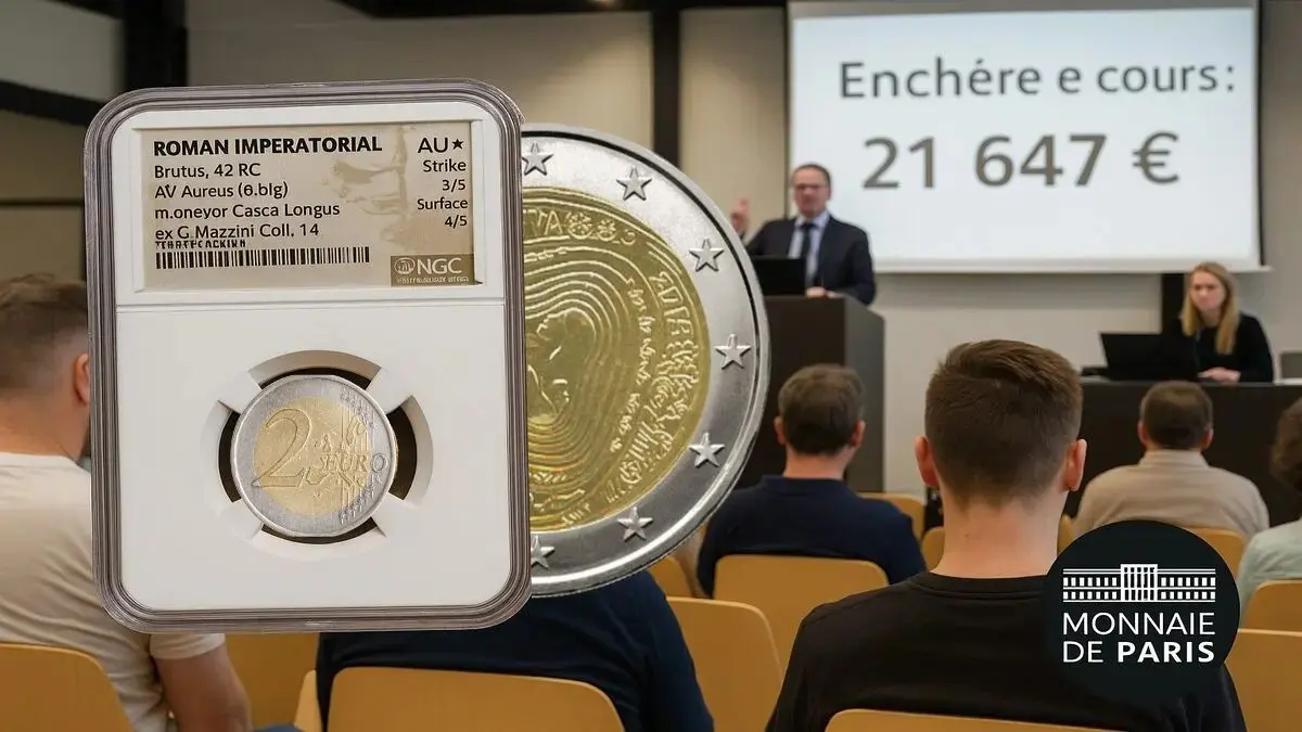 Vendue aux enchères pour la somme de 21 647€, cette pièce de monnaie pourtant courante a trouvée preneur