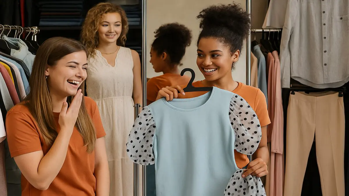 Femme adoptant un nouveau style qui la met en valeur