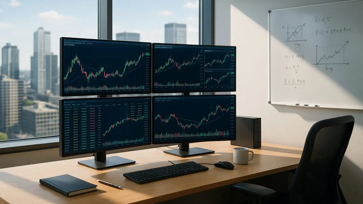Illustration de l'exercice demandé en entretien pour devenir trader avec un faible taux de réussite