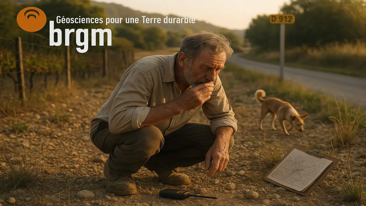 Illustration d’un gisement de gaz à 400 mètres dans le Languedoc
