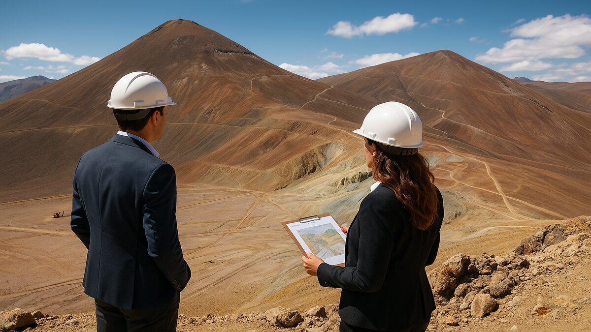 Photo d’une mine en haute altitude dont l’ampleur inquiète les marchés européens de l’énergie.