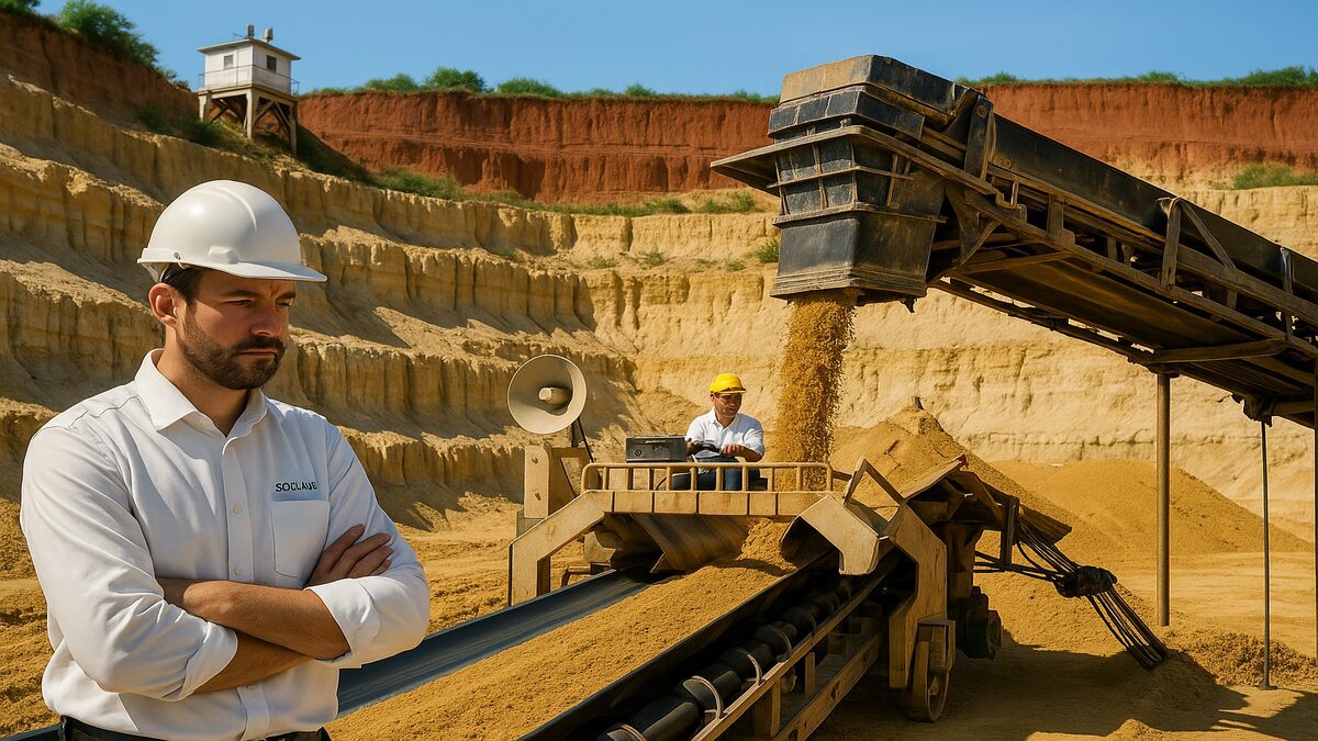 Site de phosphates surveillé par des géologues français dans une région politiquement tendue