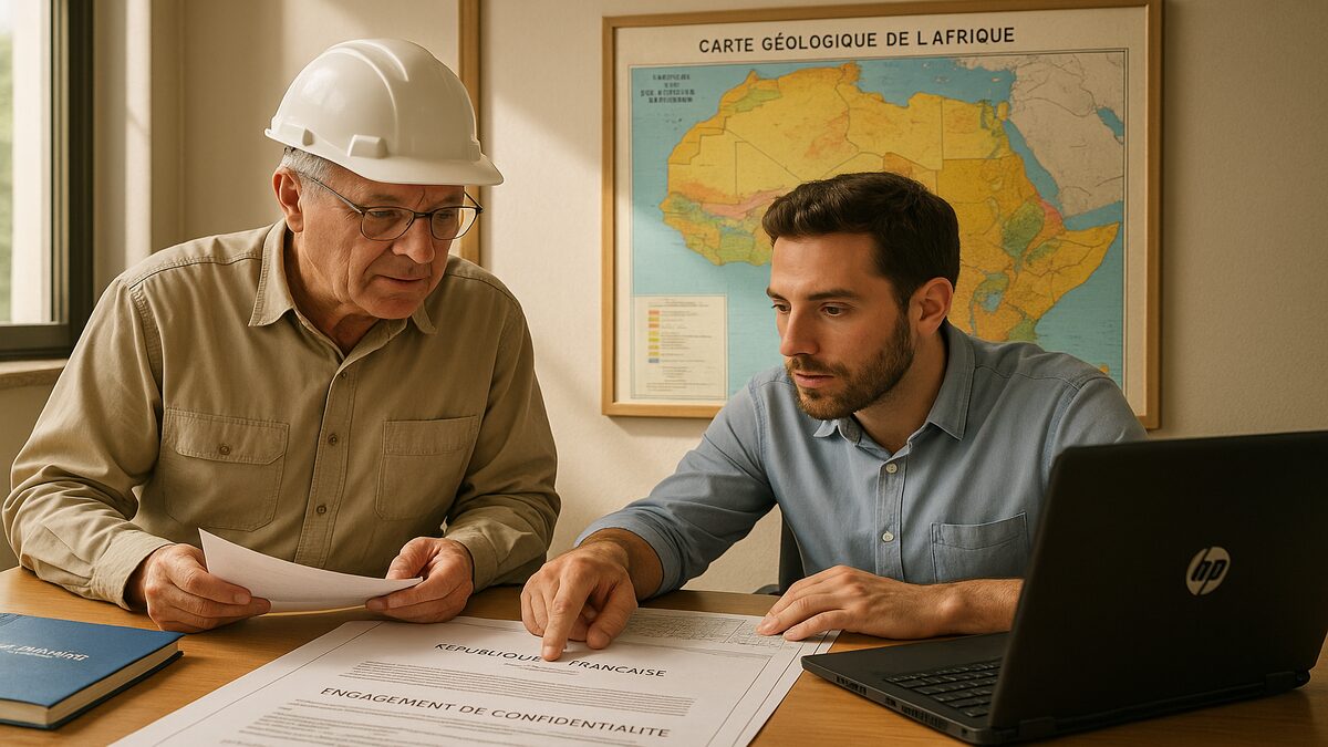 Illustration du sous-sol saharien et de ses ressources minérales